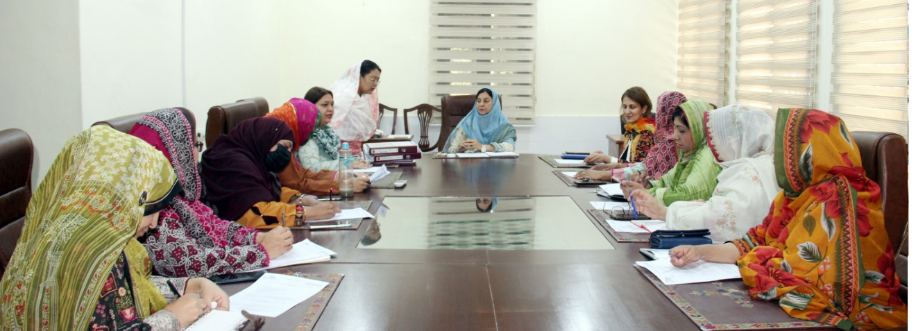 Prof. Dr. Rubina Mushtaq, Vice Chancellor presided over the Human Resource Development Committee meeting at Aisha Hall of the University. (3/6/2025)